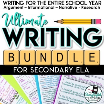 Preview of Ultimate Writing Bundle - Secondary ELA Writing
