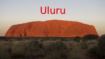 Preview of Uluru Presentation with Questions