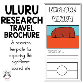 Preview of Uluru Research Geography Australian Landmarks | Year 4 Informative Writing HASS