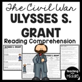 Ulysses S. Grant Biography Reading Comprehension Worksheet