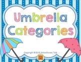 Umbrella Categories {vocabulary and language activities}