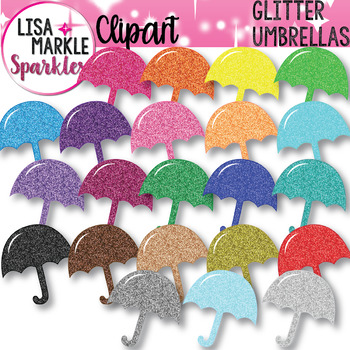 pianist fantom kvarter Umbrella Clipart with Glitter by Lisa Markle Sparkles Clipart and Preschool