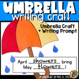 Umbrella Rain Drop Craft - Weather Writing Craft