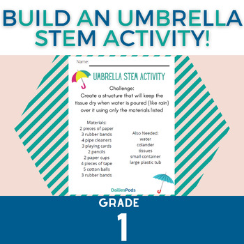 Preview of Umbrella STEM Activity | Printable Resource