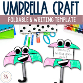 Umbrella Writing Craft | Spring Umbrella Activity | Spring Craft 