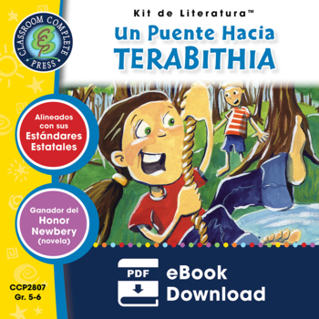 Preview of Un Puente Hacia Terabithia - Kit de Literatura Gr. 5-6
