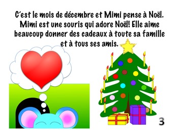 Un Cadeau Pour Noel French Christmas Story Histoire Ppt Pdf