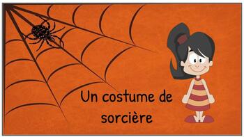 Preview of Un costume de sorcière:  une histoire Google Slides