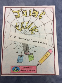 Preview of J'aime écrire - A FRENCH Writing Folder for Primary Students - Distance Learning