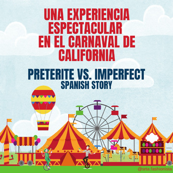 Preview of Una Experiencia Espectacular - Preterite vs. Imperfect Spanish Story