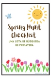 Una Lista de Búsqueda de Primavera/ Spring Hunt Checklist