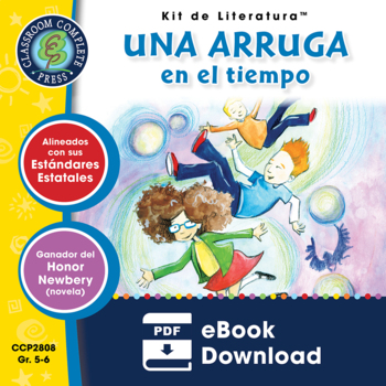 Preview of Una arruga en el tiempo - Kit de Literatura Gr. 5-6