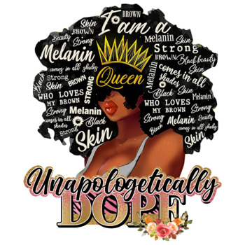 Preview of Unapologetically Dope PNG, Unapologetically Dope Black History Month PNG Design