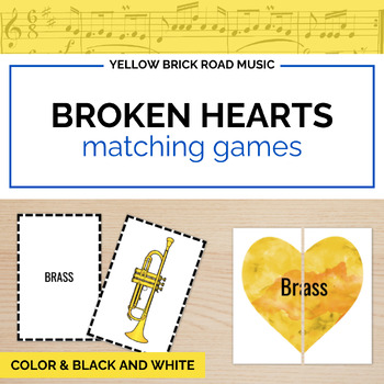 Preview of Unbreak the Hearts: music matching games - music centers - music games