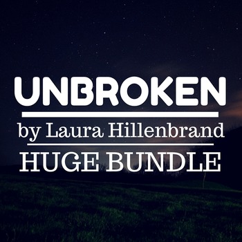 Preview of Unbroken by Laura Hillenbrand HUGE BUNDLE
