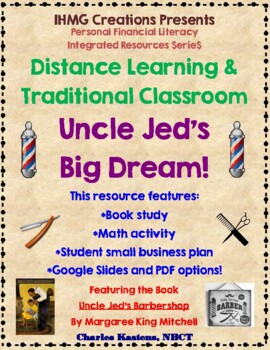 Preview of Uncle Jed's Barbershop-Distance Learning + Classroom-Google Slides & PDF Options