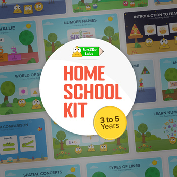 Preview of Uncle Math - Home School Kit (3 to 5 year old kids)