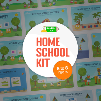 Preview of Uncle Math - Home School Kit (6 to 8 year old kids)