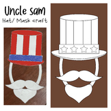 Uncle Sam Hat, Mask Craft for Kindergarten | Constitution 