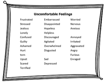 Uncomfortable Feeling