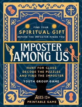 Preview of Uncover Your Spiritual Gifts | Imposter Among Us Printable Youth Group Game