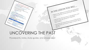 Preview of Uncovering the Past Notes and Powerpoint Bundle