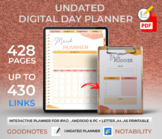 Undated Digital Day Planner 2021-2022 for Notability & GoodNotes