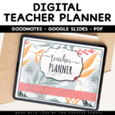 Undated Digital Teacher Planner | Goodnotes - Google Slides