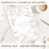 Undated Family Homeschool Planner | Minimalistic Planner