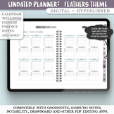 Undated Minimalistic Digital Planner- any PDF editor compa