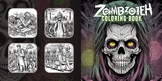 Undead Palette: Zombie Coloring pages Adventure for All Ages