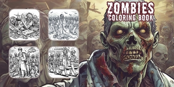 Preview of Undead Palette: Zombie Coloring pages