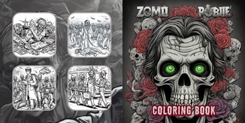 Preview of Undead Unleashed: Zombie Coloring Expedition for Kids