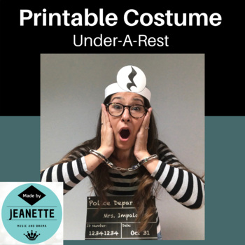 Preview of Under-A-Rest Printable Halloween Costume