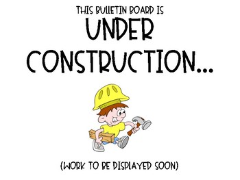 Educational 30 Pieces Under Construction Hard Hats Bulletin Board Cutouts 