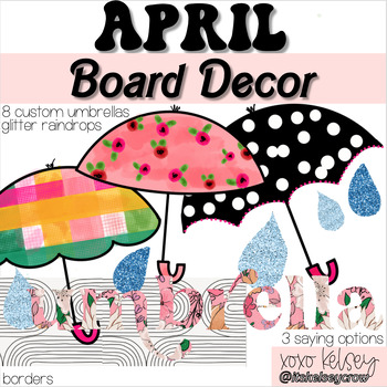 Preview of Under My UMBRELLA // April Showers Board Decor