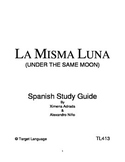 Under The Same Moon-Spanish Study Guide