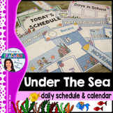 Under The Sea Classroom Theme - Daily Schedule and Calenda