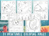 Under The Sea Coloring Pages, 21 Printable Under The Sea C