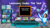 Under The Sea Themed Bitmoji Classroom Template- Fully Cus