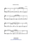 Under The Stars - Easy Piano Sheet Music