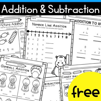 Preview of Addition and Subtraction with Regrouping Free