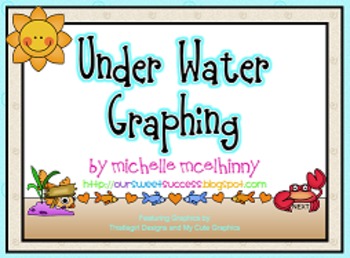 Preview of Under Water Graphing {Smart Board Lessons}