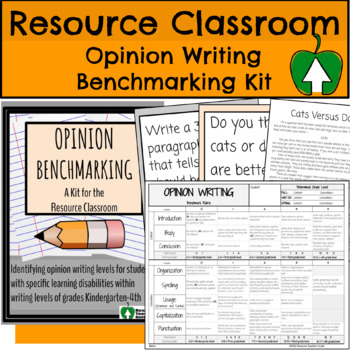 Preview of Special Education Opinion Benchmarking Kit: Resource Classroom