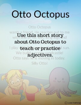 Under the Sea- Adjectives with Otto Octopus by Giggles and Grace