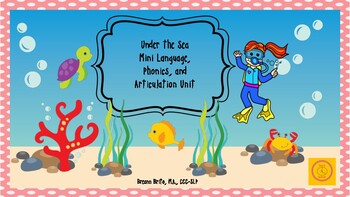 Preview of Under the Sea Artic & Language Unit