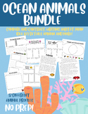 Under the Sea BUNDLE Ocean Animals and Graphic Organizers