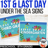 Under the Sea Back 2 School, Printable 1st Day of School S
