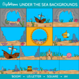 Under the Sea Background Scenes Clipart