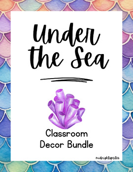 Preview of Under the Sea - Classroom Decor Bundle